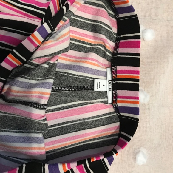 Bar III Striped Wide Leg Pants Size S - Picture 3 of 6